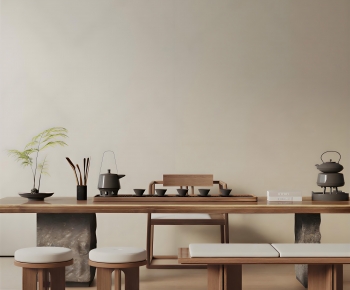 New Chinese Style Tea Tables And Chairs-ID:130323895