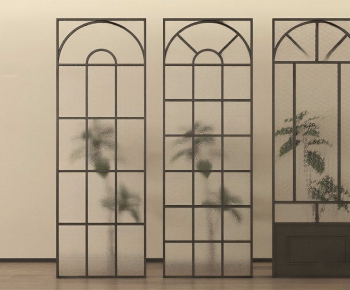 Modern Glass Screen Partition-ID:687933923