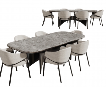 Modern Dining Table And Chairs-ID:160809049