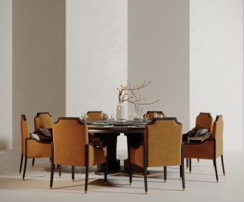 New Chinese Style Dining Table And Chairs-ID:459620952