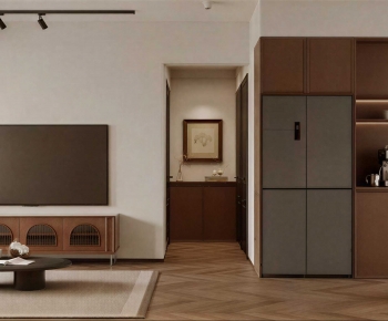 Modern A Living Room-ID:874420888