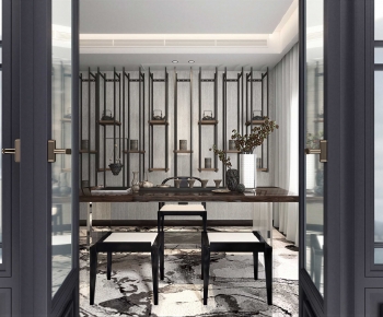 New Chinese Style Tea House-ID:398688084