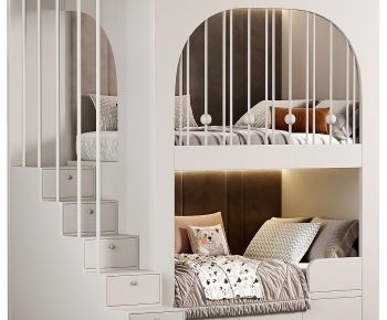 Modern Bunk Bed-ID:780819895