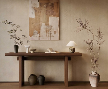 Wabi-sabi Style Console-ID:652338039
