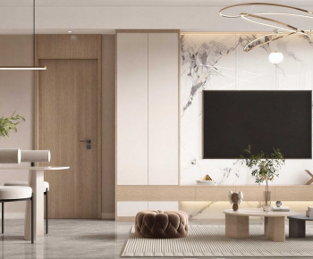 Modern A Living Room-ID:808810951