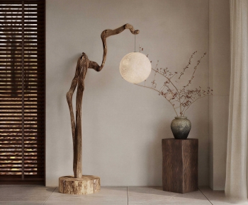 Wabi-sabi Style Floor Lamp-ID:500489952