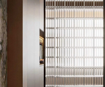 Modern Glass Screen Partition-ID:221959116