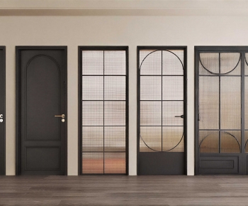 Modern Single Door-ID:804425951