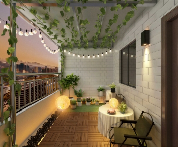 Modern Leisure Balcony-ID:358789086