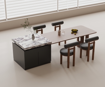 Modern Dining Table And Chairs-ID:378369098