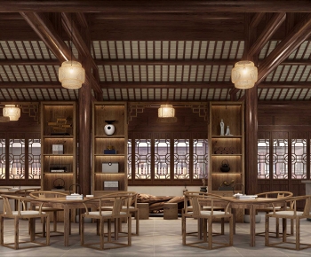 New Chinese Style Tea House-ID:891311246