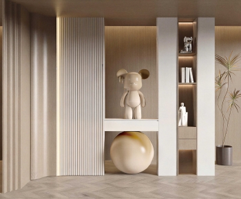 Modern Entrance Cabinet-ID:221575028