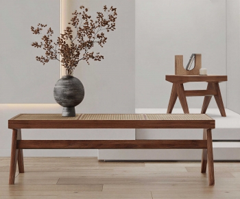 Wabi-sabi Style Bench-ID:805950225