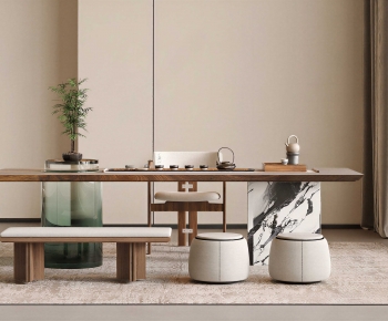 New Chinese Style Tea Tables And Chairs-ID:991559988