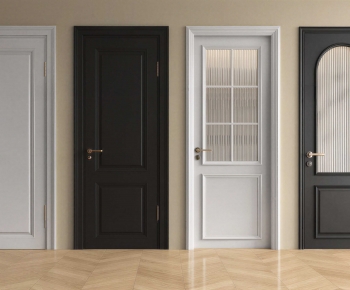 French Style Single Door-ID:501362098