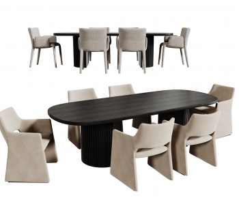 Modern Dining Table And Chairs-ID:893383036