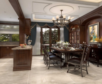 American Style Dining Room-ID:505199917
