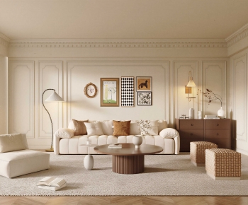 French Style A Living Room-ID:864911181