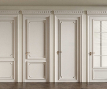 Simple European Style Single Door-ID:986210114