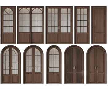 French Style Single Door-ID:649631096