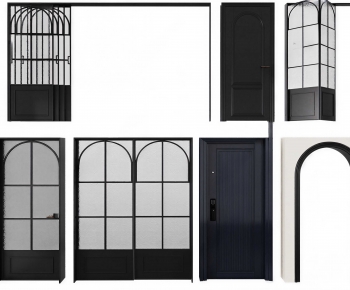 French Style Single Door-ID:676868925