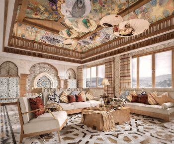 European Style A Living Room-ID:888190375