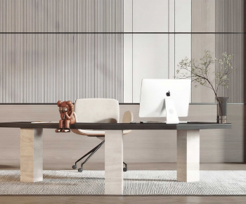 Modern Office Desk And Chair-ID:200356016