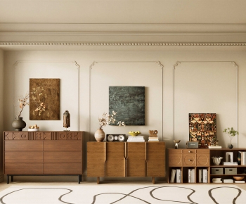 Wabi-sabi Style Side Cabinet-ID:164916993