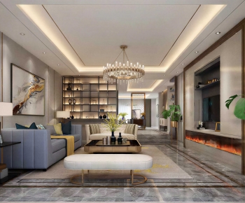 Modern A Living Room-ID:499675998