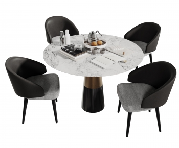 Modern Dining Table And Chairs-ID:802865033