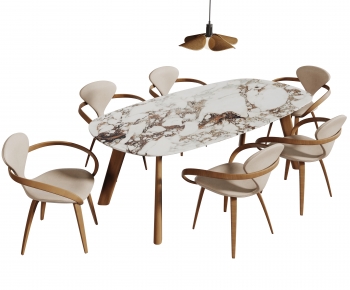Modern Dining Table And Chairs-ID:903574943