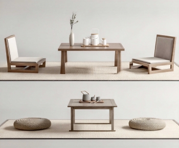 Japanese Style Tea Tables And Chairs-ID:244065058