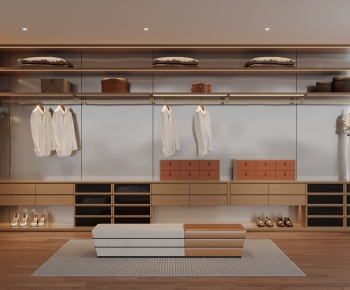 Modern Clothes Storage Area-ID:748589063