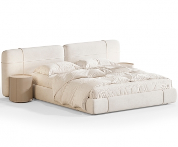 Modern Double Bed-ID:661499025