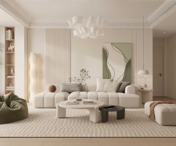 Modern A Living Room-ID:757250072