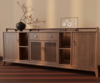 New Chinese Style Side Cabinet-ID:180881023