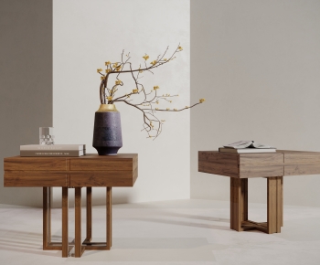 Wabi-sabi Style Bedside Cupboard-ID:396249068