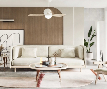 Modern A Living Room-ID:429518949