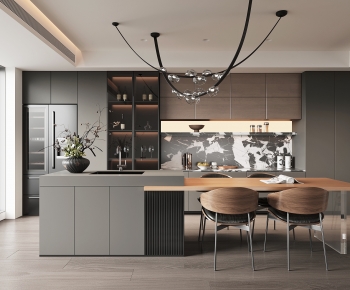 Modern Dining Room-ID:917857896