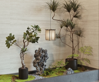 New Chinese Style Plant Landscaping-ID:743534099