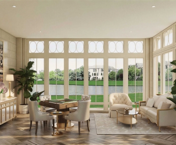 European Style Glass Sun Room-ID:965914011