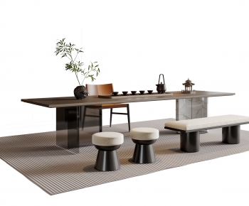 New Chinese Style Tea Tables And Chairs-ID:214868074