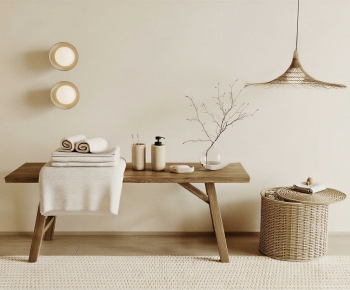 Japanese Style Bathroom Set-ID:993729117