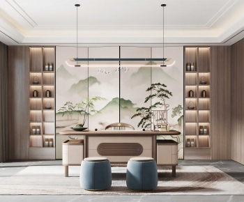 New Chinese Style Tea House-ID:526943922