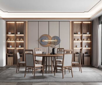 New Chinese Style Dining Room-ID:793216949