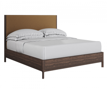 Modern Double Bed-ID:789314998