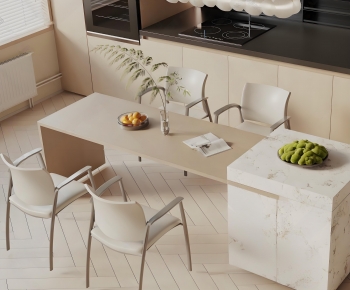 Modern Dining Table And Chairs-ID:540178061