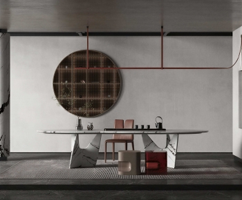 New Chinese Style Tea House-ID:715379009