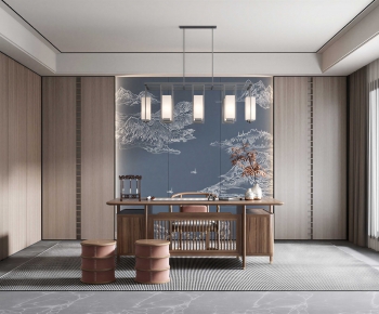 New Chinese Style Study Space-ID:742816932