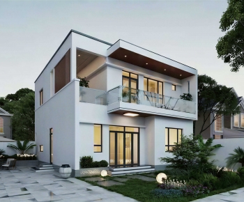 Modern Detached Villa-ID:166548012